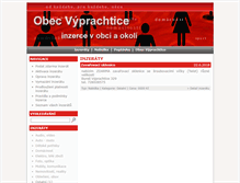 Tablet Screenshot of inzerce.obec-vyprachtice.cz