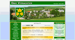 Desktop Screenshot of obec-vyprachtice.cz